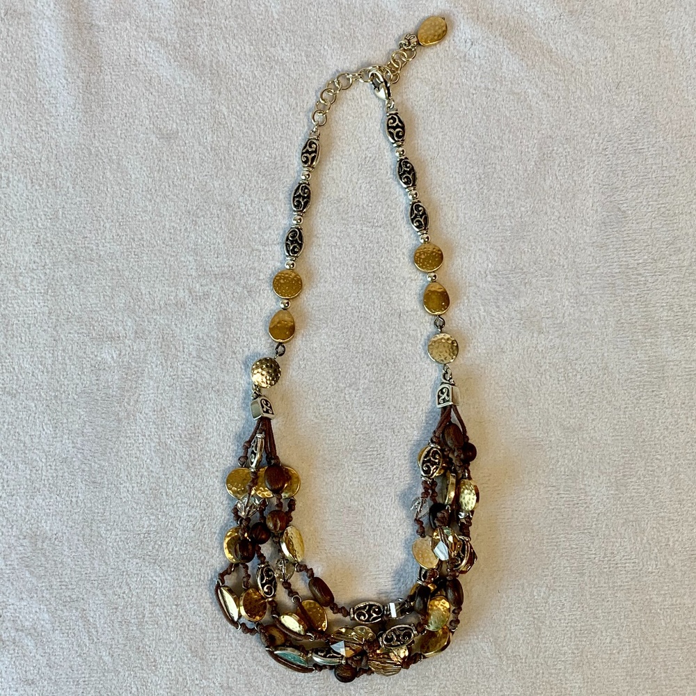 Brighton Boho RIVIERA Multi-Strand Bead Necklace - Picture 4 of 4